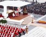 Slika Papa Franjo predsjedao sprovodnom misom za Benedikta XVI.